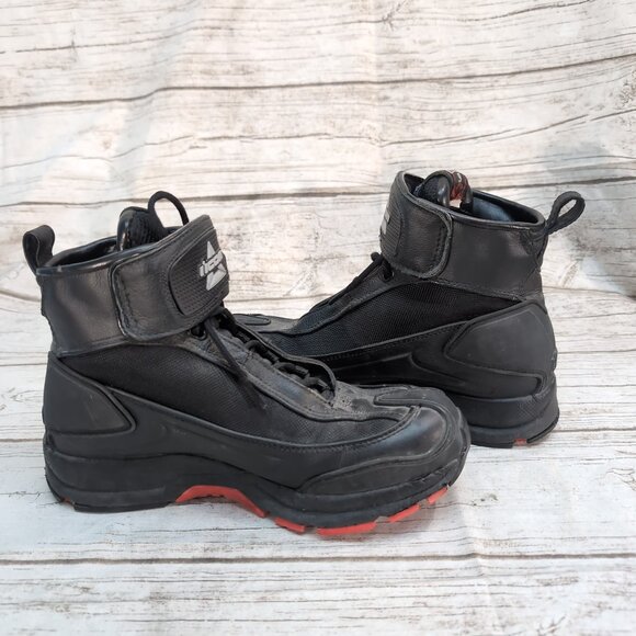 Icon Motorcycle Riding Boots Black Leather/Textile – Men’s 9 - Picture 6 of 9